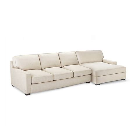 Sawyer Linen One Arm Sofa & Chaise Sectional | Frontgate