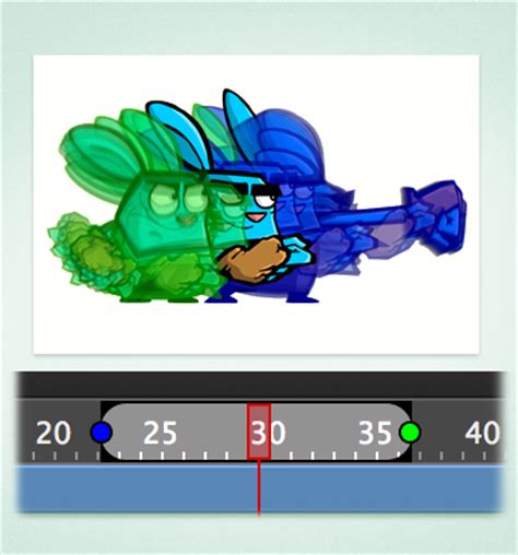 Basic terms and tasks with visual dictionary in Animate