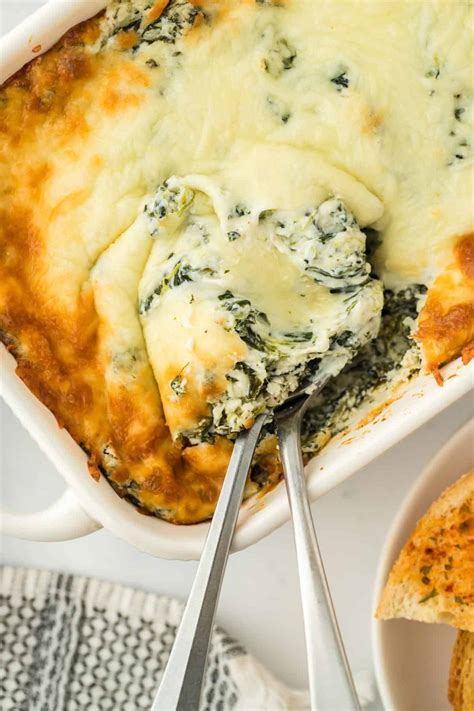 Next-Level Easy Spinach Dip (Mix and Bake) - Grandbaby Cakes