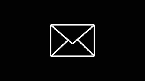 Animated Email Message Icons Smooth Transitions Stock Footage Video ...