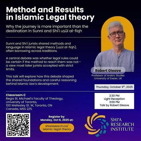 Islamic Legal Theory: A Conversation with Robert Gleave, U of T Regis ...