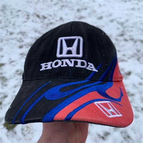 Honda × NASCAR × Streetwear vintage Honda racing team flame cap hat | Grailed