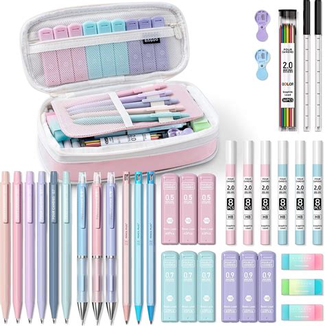 Four Candies 36PCS Aesthetic School Supplies in Pencil Case, 12PCS ...
