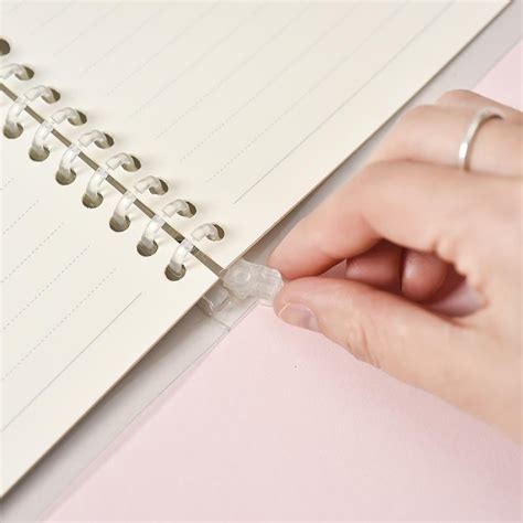 Buy A5/B5 Detachable Notebook Blank Grid Line Refill Spiral Binder ...