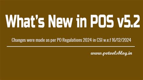 CSI POS v5.1 -What's New? - PoTools Blog - Official Blog of Po Tools