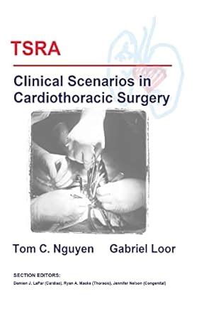 Buy Tsra Clinical Scenarios in Cardiothoracic Surgery Book Online at ...