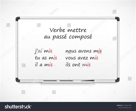 French verbs : 54 images, photos et images vectorielles de stock ...