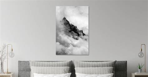 The Aiguille du Midi as an island by Jc Poirot on canvas, poster ...