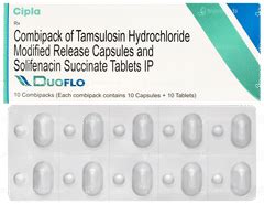 Solifenacin + Tamsulosin: View Uses, Side Effects and Medicines