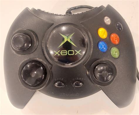 Microsoft Original OEM Black Xbox Duke Controller Tested Works