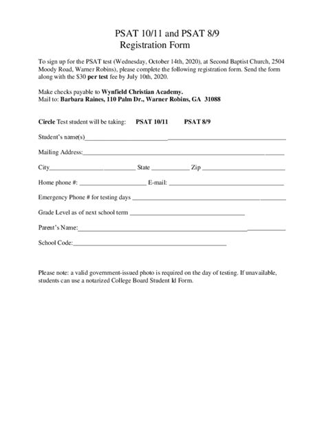 Image result for PSAT/NMSQT Registration