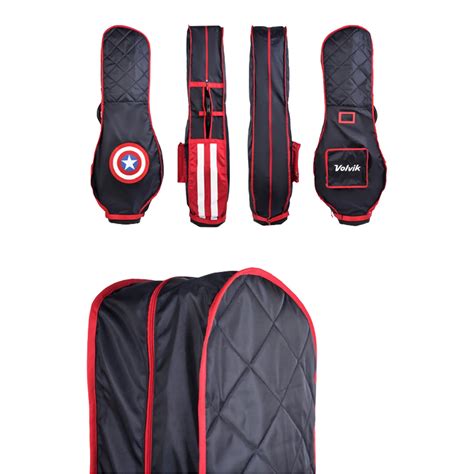 Volvik Marvel Soft-Side Golf Club Caddie Cover Travel Bag - GolfEtail.com