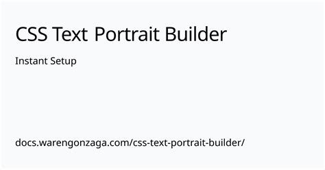 CSS Text Portrait Converter 的图像结果