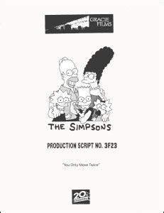 Image result for The Simpsons Episode Script