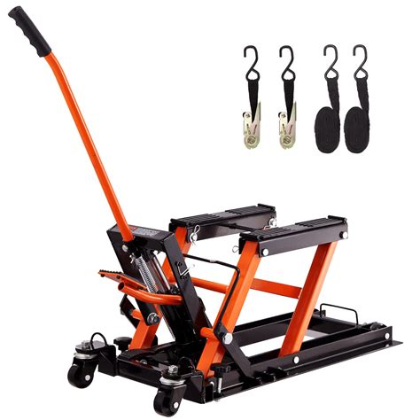 VEVOR Hydraulic Motorcycle Lift Jack 1500 LBS Capacity ATV Scissor Lift ...