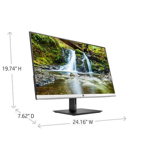 HP 27F 27" 300 Nits IPS Monitor 4K UHD 3840x 2160 HDMI,Display Port ...