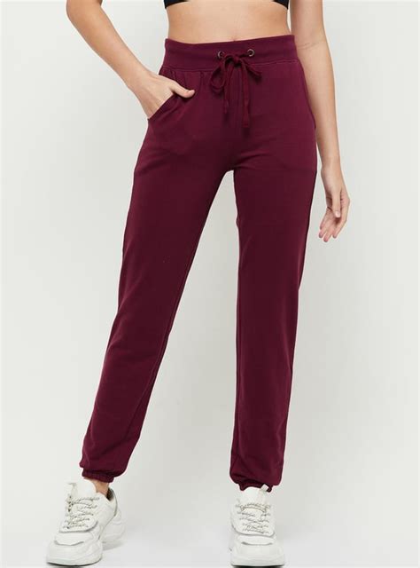 Buy Women Solid Elasticated Joggers Online at just Rs. 549.0 ...