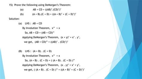De Morgan's Theorem in Boolean Algebra 的图像结果