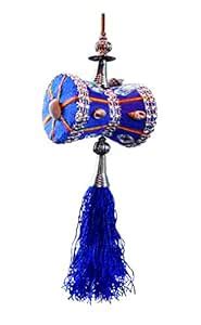 U & U UNIQUE UTILITIES Car Mirror Hanging Damru | Cloth Car Hanging ...