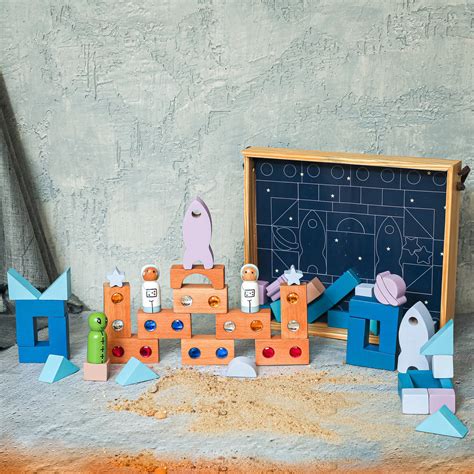 Travel Space-O-Blocks Set – Wood-O-Kidz