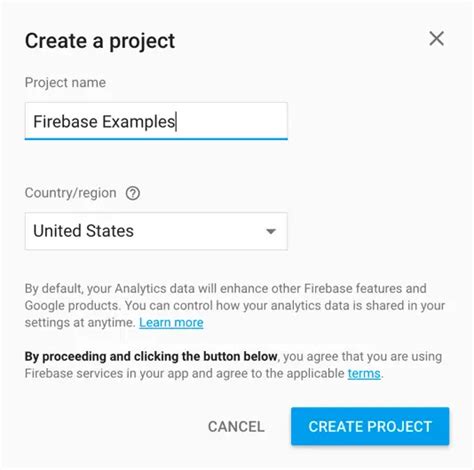 Image result for How to Create New Project in Firebase Using Node.js
