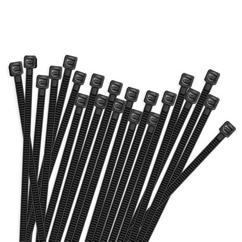 HMROPE 100pcs Cable Zip Ties Heavy Duty 8 Inch, Premium Plastic Wire ...