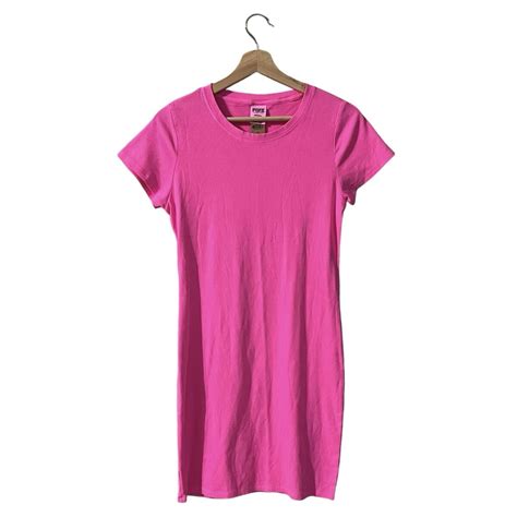 Hot Pink Tee Shirt Dress