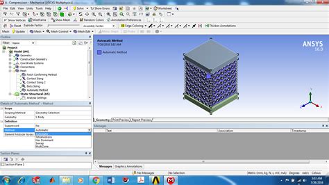 Hexmeshing Tube Using ANSYS Workbench 的图像结果