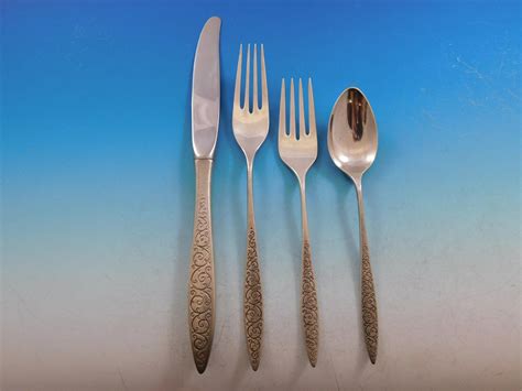 Spanish Lace by Wallace Sterling Silver Flatware Service for 8 Set 68 ...