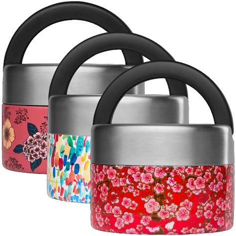 Food Jar Thermos Lekdicht met Handvat 650 ml Qwetch voor warm en koud