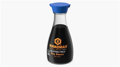 Gluten Free Soy Sauce Kikkoman 3D - TurboSquid 2101384