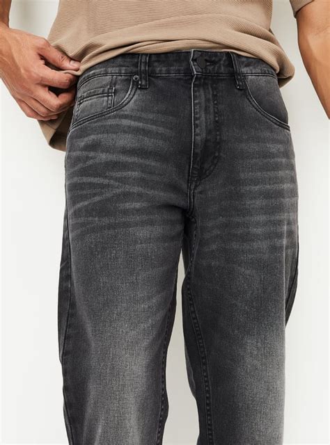 Buy Men Washed Straight Fit Jeans Online at just Rs. 1299.0 ...