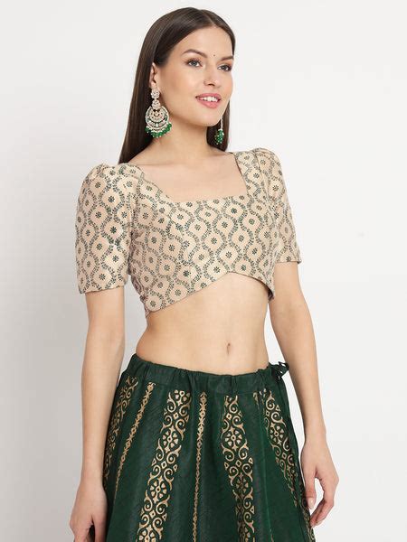 Dupion Hand Block Printed Square Neck Readymade blouse – Mystudiorasa