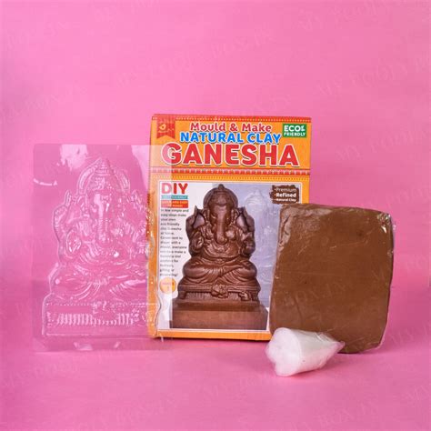 Buy ECO FRIENDLY GANESHA CLAY MODELLING KIT - Online in India - My ...