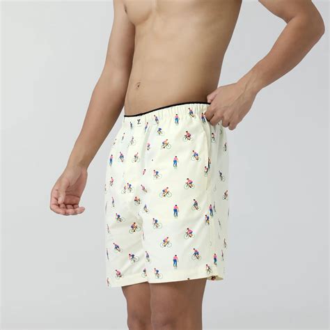 Men’s Ivory White Leisure Boxer Shorts [11% Off] – XYXX Apparels