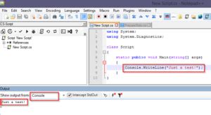 Image result for How to Run C Code in Notepad