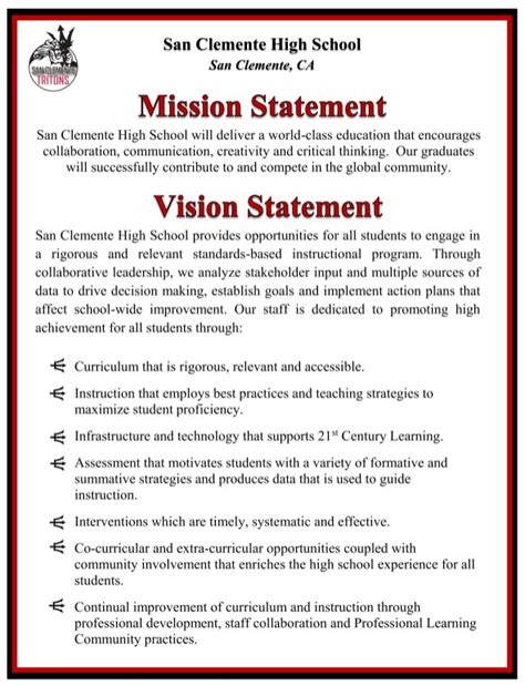 Image result for Principal Vision Statement