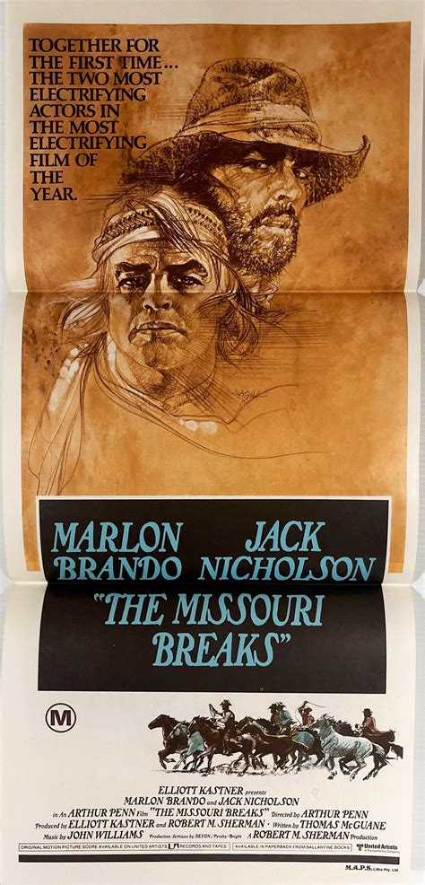Lot - The Missouri Breaks 1976, United Artists, Starring Marlon Brando ...