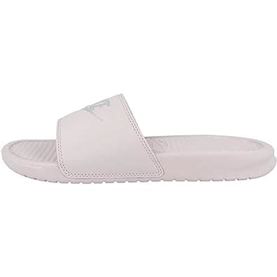 Buy Nike Women's Benassi Women's Slide Particle Rose/Metallic Silver ...