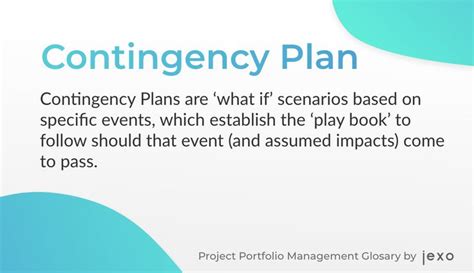Image result for Contingency Plan Definition