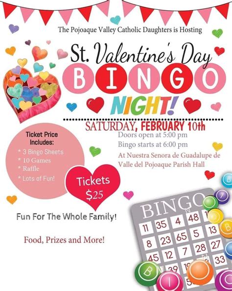 St. Valentines Day Bingo Fundraiser, 9 Grazing Elk, Santa Fe, NM 87506 ...