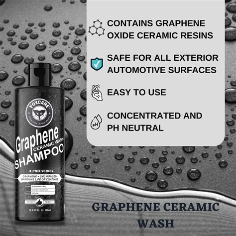 Foxcare Ceramic car Care Combo ( Ceramic spray guard 200ml+ Ceramic sh ...