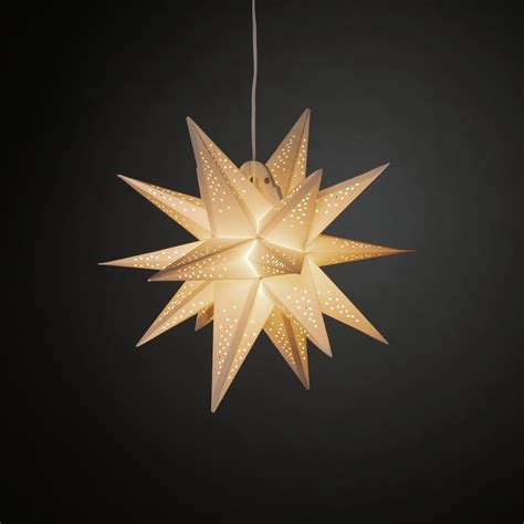 Paper star LED light 3D white, dimmable | Lights.co.uk