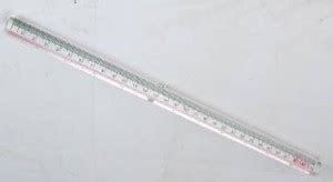 KEYUR Scale Plastic Cubic Shape Acrylic 6/12 INCH Measuring Scale Cube ...