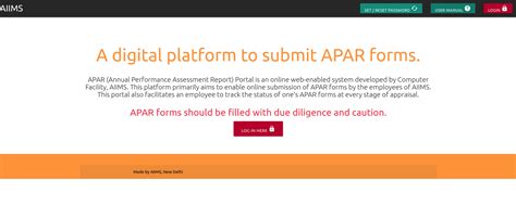 Login — APAR 1.0 documentation