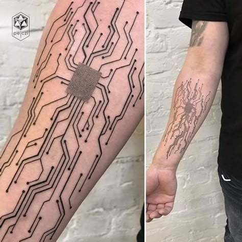 Image result for Arrow Tattoo Computer Chip
