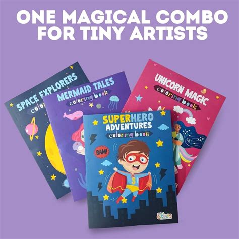 Cots and Cuddles Unicorn, Space, Mermaid & Superhero Theme Colouring ...