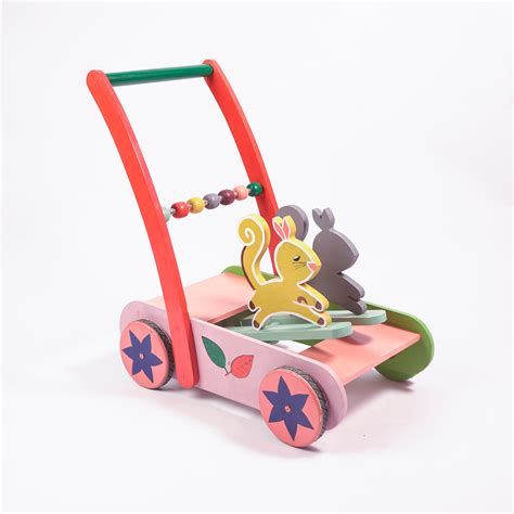 WOODEN BABY WALKER – TOYWOOD