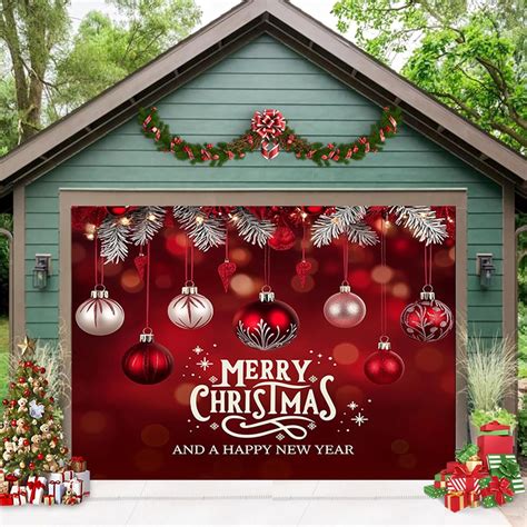 Christmas Garage Door Cover, Garage Buddy-Christmas Garage Door Banner ...