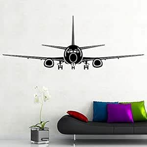 Buy Gadgets Wrap Airplane Wall Sticker Home Decor Aircraft Art Wall ...